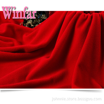 100% polyester polärt fleece tyg